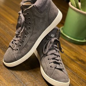 Women’s UGG Gray Suede Sneakers Size 9.5